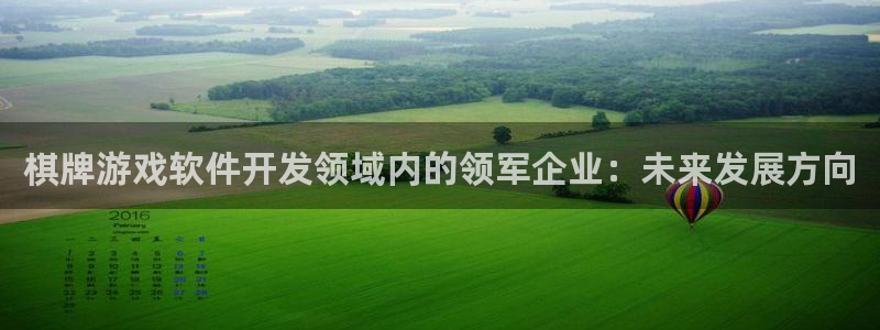沐鸣娱乐2登陆不上怎么办：棋牌游戏软件开发领域内的领军企业：未来发展方向