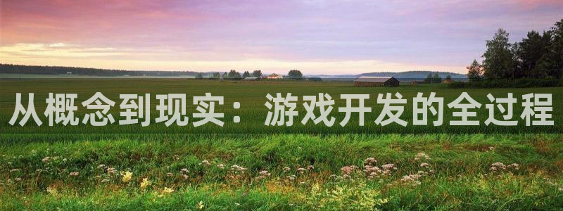 沐鸣娱乐2客服：从概念到现实：游戏开发的全过程