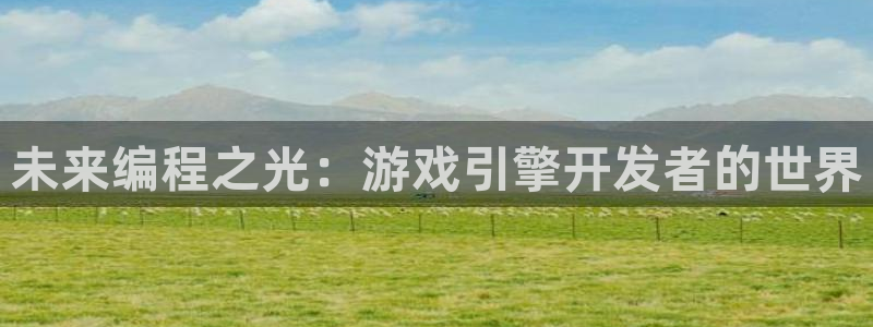沐鸣2注册流程：未来编程之光：游戏引擎开发者的世界